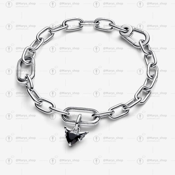 Pandora Winged Heart Mini Dangle Charm - Picture 3 of 6